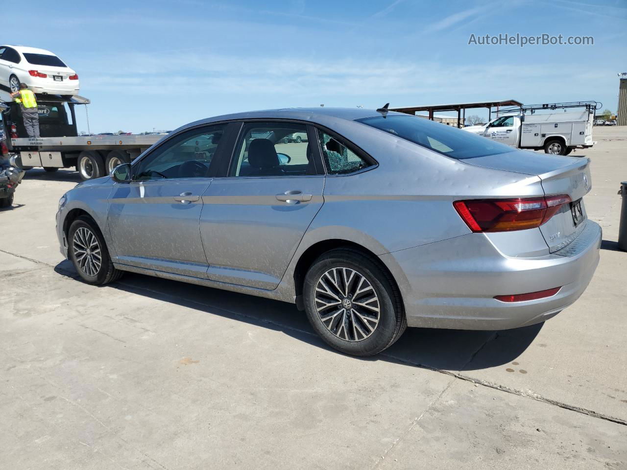 2019 Volkswagen Jetta S Silver vin: 3VWCB7BU8KM224193