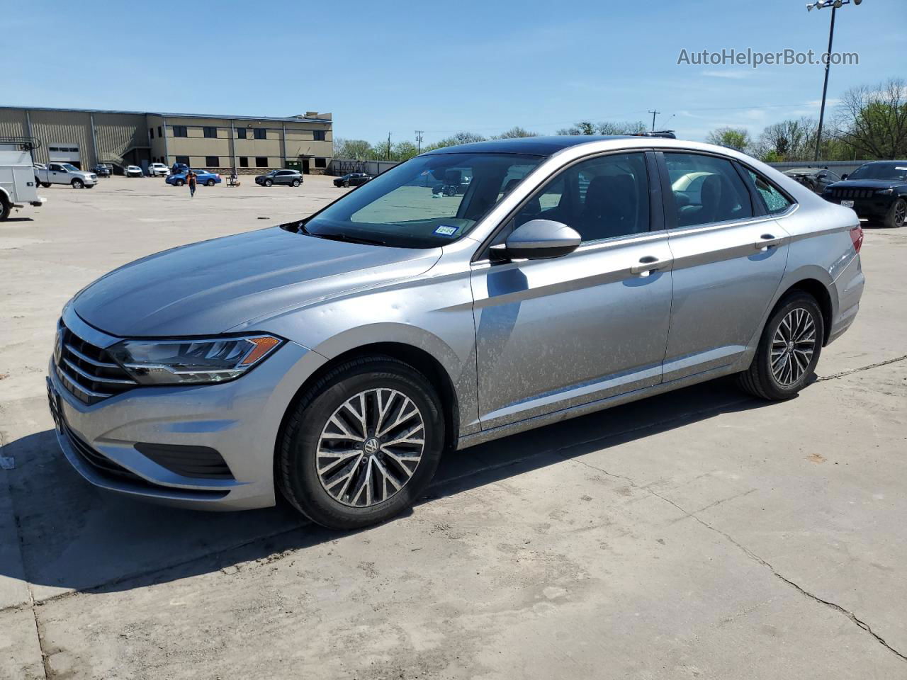 2019 Volkswagen Jetta S Silver vin: 3VWCB7BU8KM224193