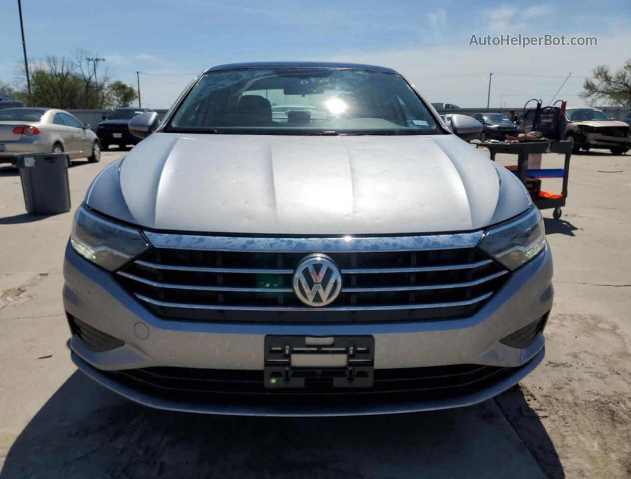 2019 Volkswagen Jetta S Silver vin: 3VWCB7BU8KM224193