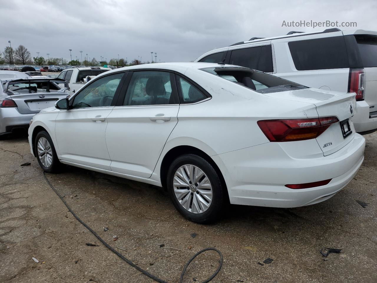 2019 Volkswagen Jetta S White vin: 3VWCB7BU8KM236425