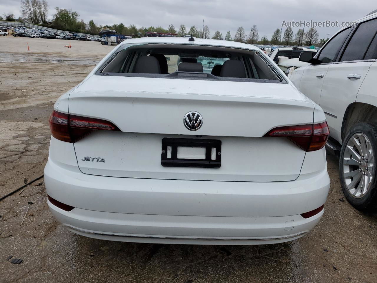 2019 Volkswagen Jetta S Белый vin: 3VWCB7BU8KM236425
