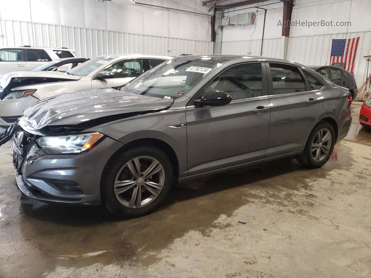 2019 Volkswagen Jetta S Gray vin: 3VWCB7BU8KM248039