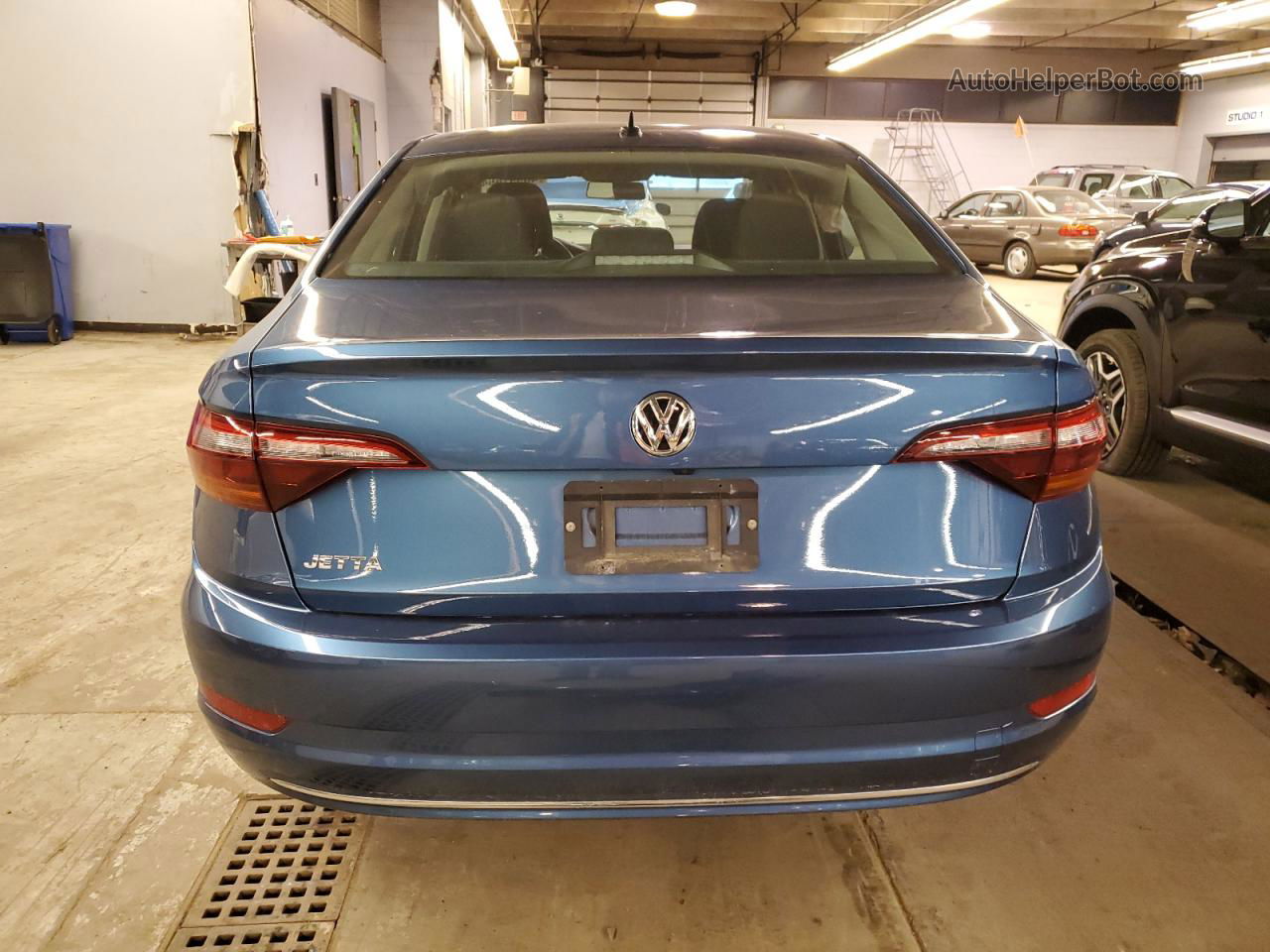 2019 Volkswagen Jetta S Blue vin: 3VWCB7BU8KM256044