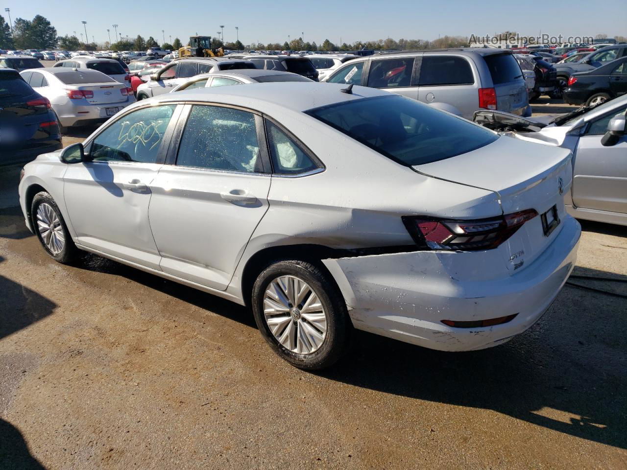 2019 Volkswagen Jetta S White vin: 3VWCB7BU9KM127665