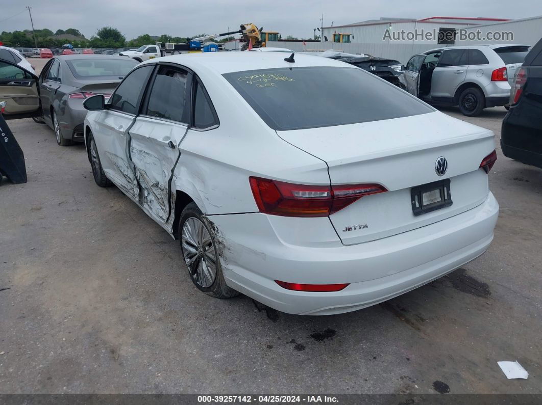 2019 Volkswagen Jetta 1.4t R-line/1.4t S/1.4t Se White vin: 3VWCB7BU9KM153182