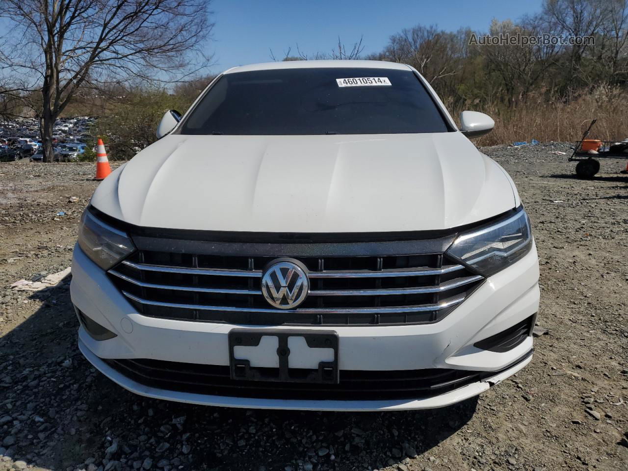 2019 Volkswagen Jetta S Белый vin: 3VWCB7BU9KM190054