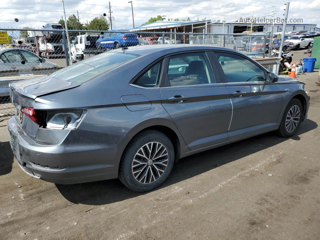 2019 Volkswagen Jetta S Серый vin: 3VWCB7BU9KM192497