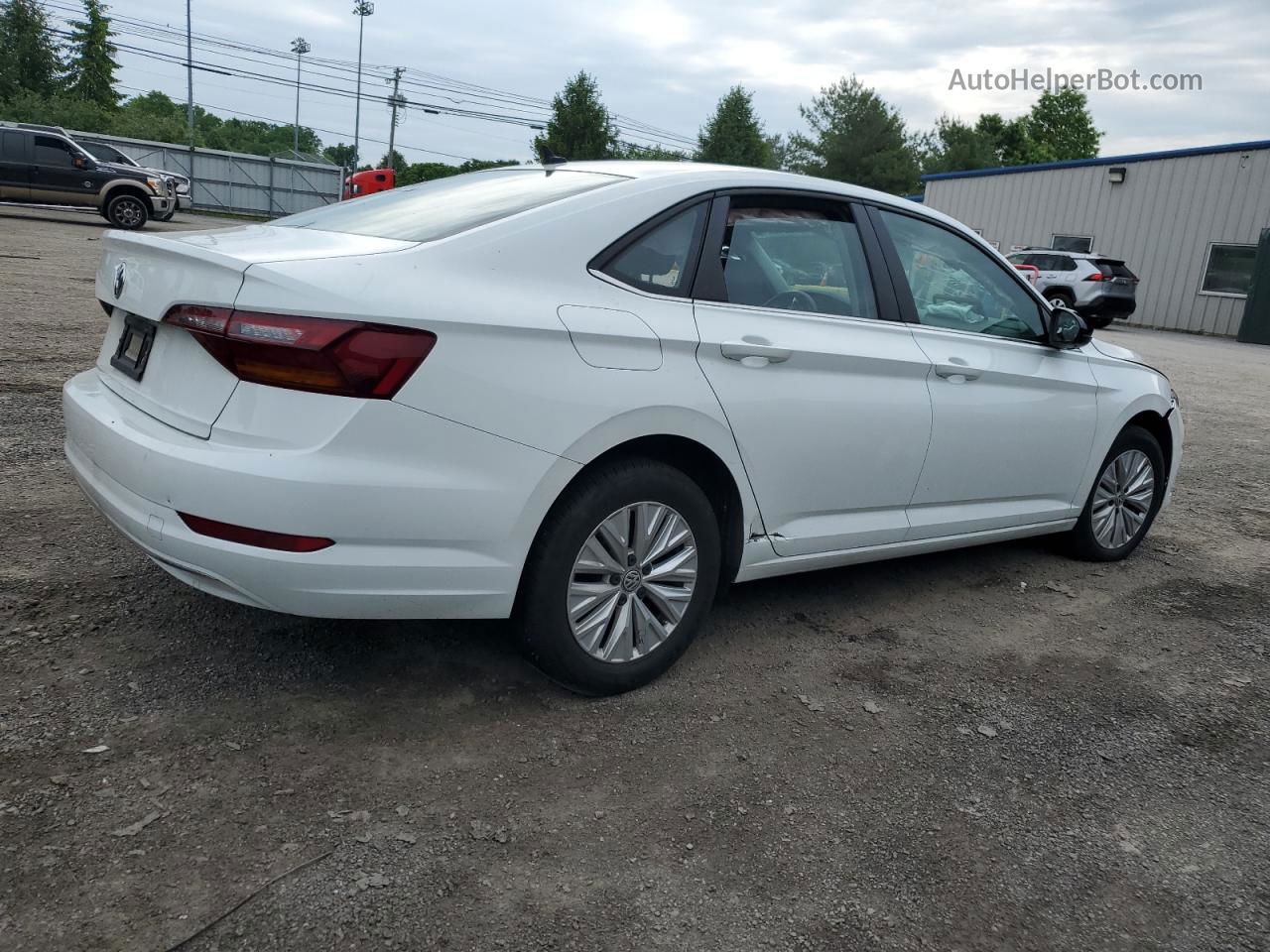 2019 Volkswagen Jetta S White vin: 3VWCB7BU9KM253959