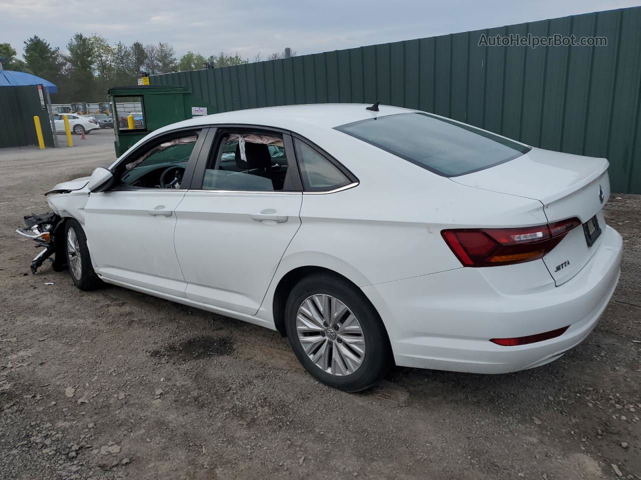 2019 Volkswagen Jetta S White vin: 3VWCB7BU9KM253959