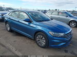 2019 Volkswagen Jetta 1.4t R-line/1.4t S/1.4t Se Blue vin: 3VWCB7BUXKM194162