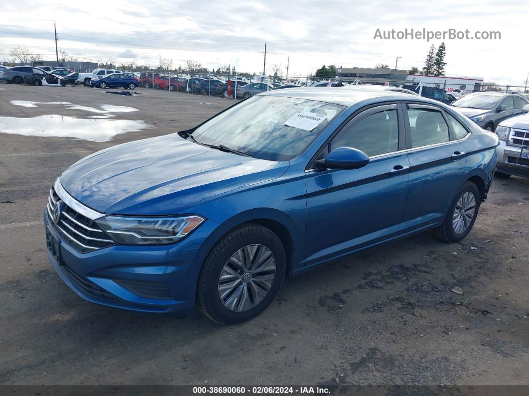 2019 Volkswagen Jetta 1.4t R-line/1.4t S/1.4t Se Blue vin: 3VWCB7BUXKM194162