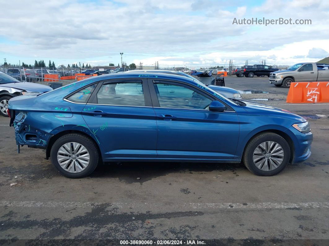 2019 Volkswagen Jetta 1.4t R-line/1.4t S/1.4t Se Blue vin: 3VWCB7BUXKM194162