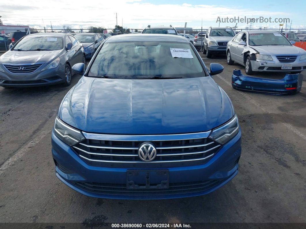 2019 Volkswagen Jetta 1.4t R-line/1.4t S/1.4t Se Blue vin: 3VWCB7BUXKM194162