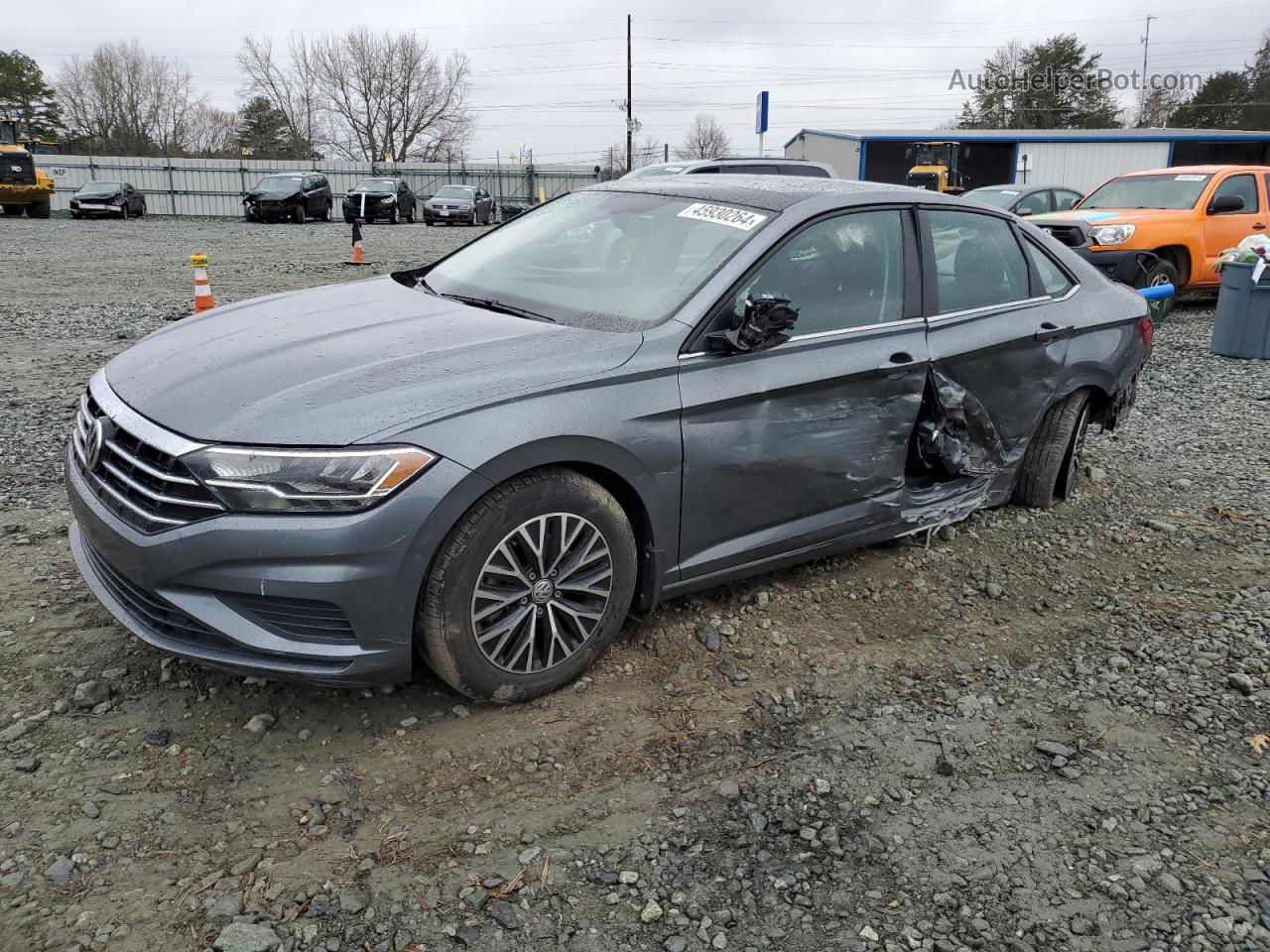 2019 Volkswagen Jetta S Gray vin: 3VWCB7BUXKM212482