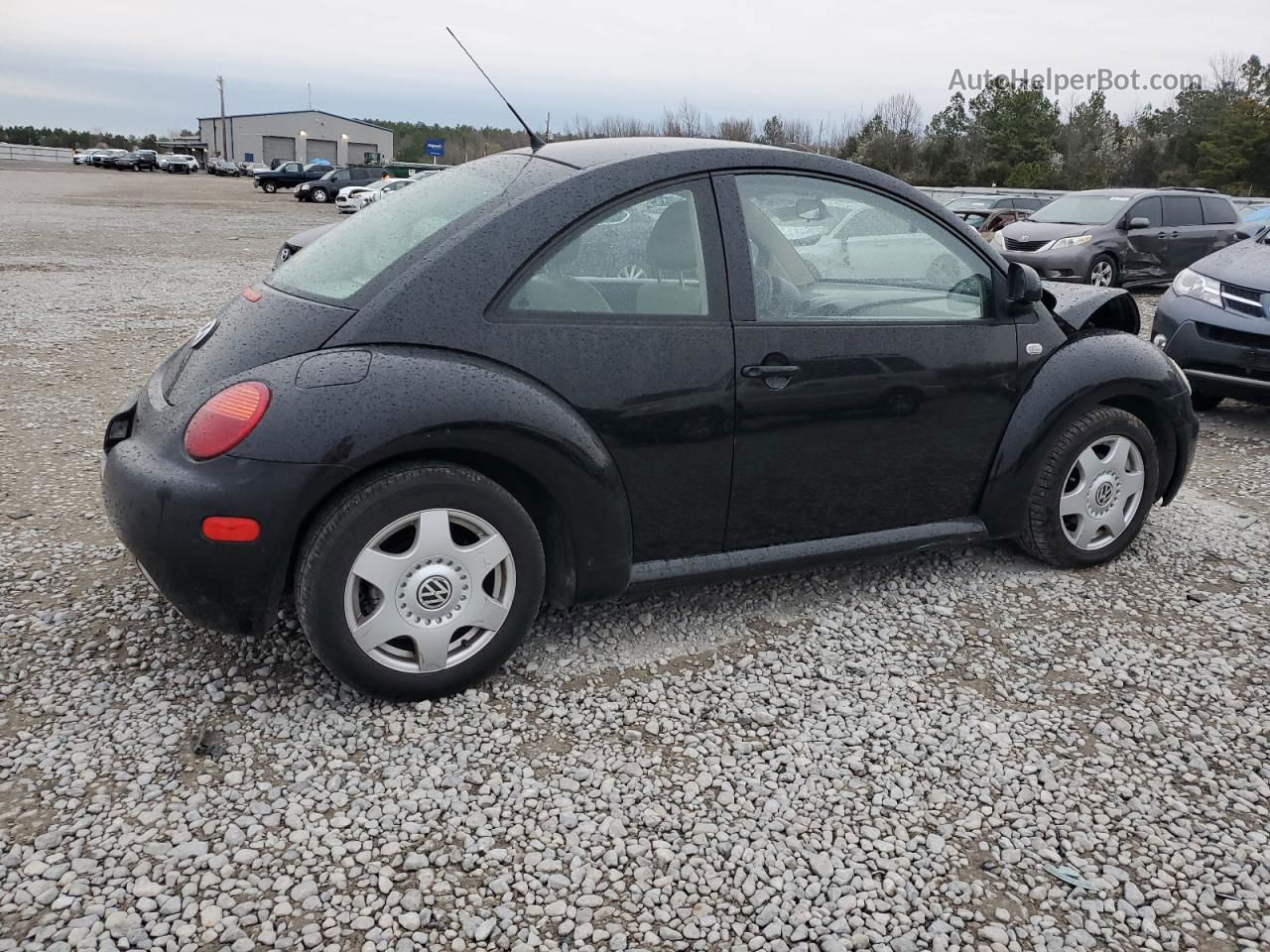 1999 Volkswagen New Beetle Gls Black vin: 3VWCC21C0XM405529