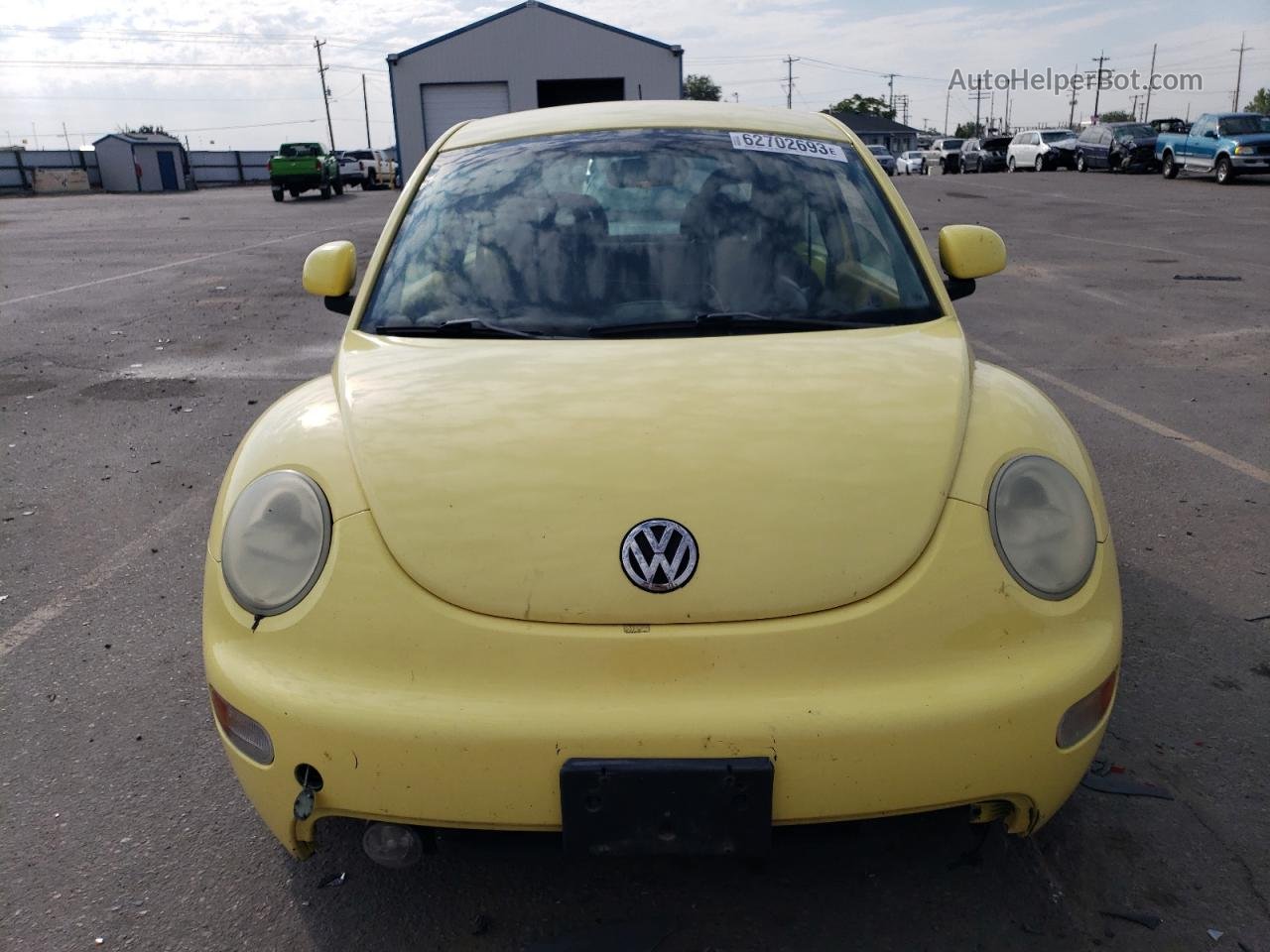 1999 Volkswagen New Beetle Gls Желтый vin: 3VWCC21C0XM424307