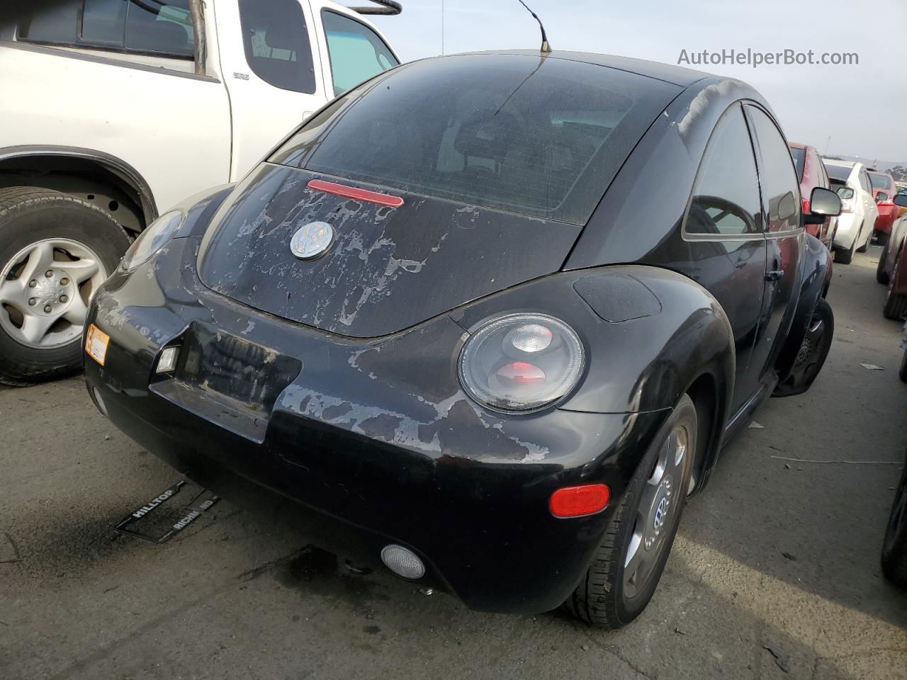 1999 Volkswagen New Beetle Gls Black vin: 3VWCC21C4XM401502