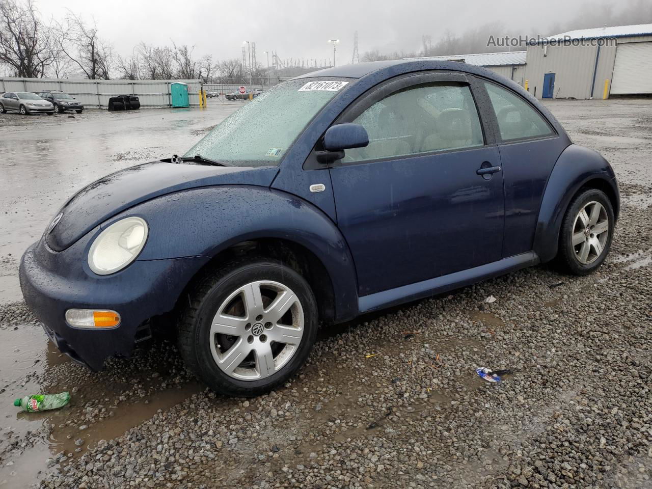 1999 Volkswagen New Beetle Gls Blue vin: 3VWCC21C4XM419109