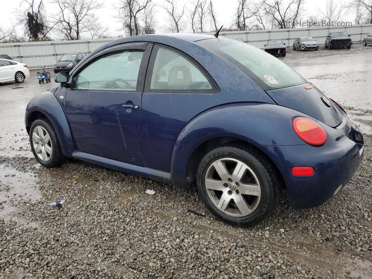 1999 Volkswagen New Beetle Gls Blue vin: 3VWCC21C4XM419109