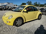 1999 Volkswagen New Beetle Gls Yellow vin: 3VWCC21C5XM419121