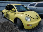 1999 Volkswagen New Beetle Gls Yellow vin: 3VWCC21C5XM425033