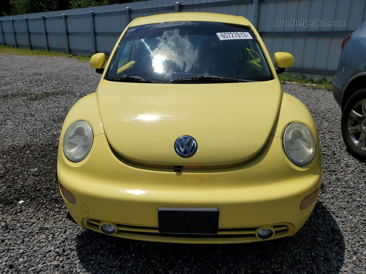 1999 Volkswagen New Beetle Gls Yellow vin: 3VWCC21C5XM425033