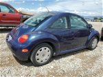 1999 Volkswagen New Beetle Gls Blue vin: 3VWCC21C6XM444870