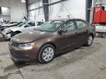 2014 Volkswagen Jetta Se Brown vin: 3VWD07AJ0EM213081