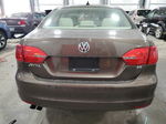 2014 Volkswagen Jetta Se Brown vin: 3VWD07AJ0EM213081