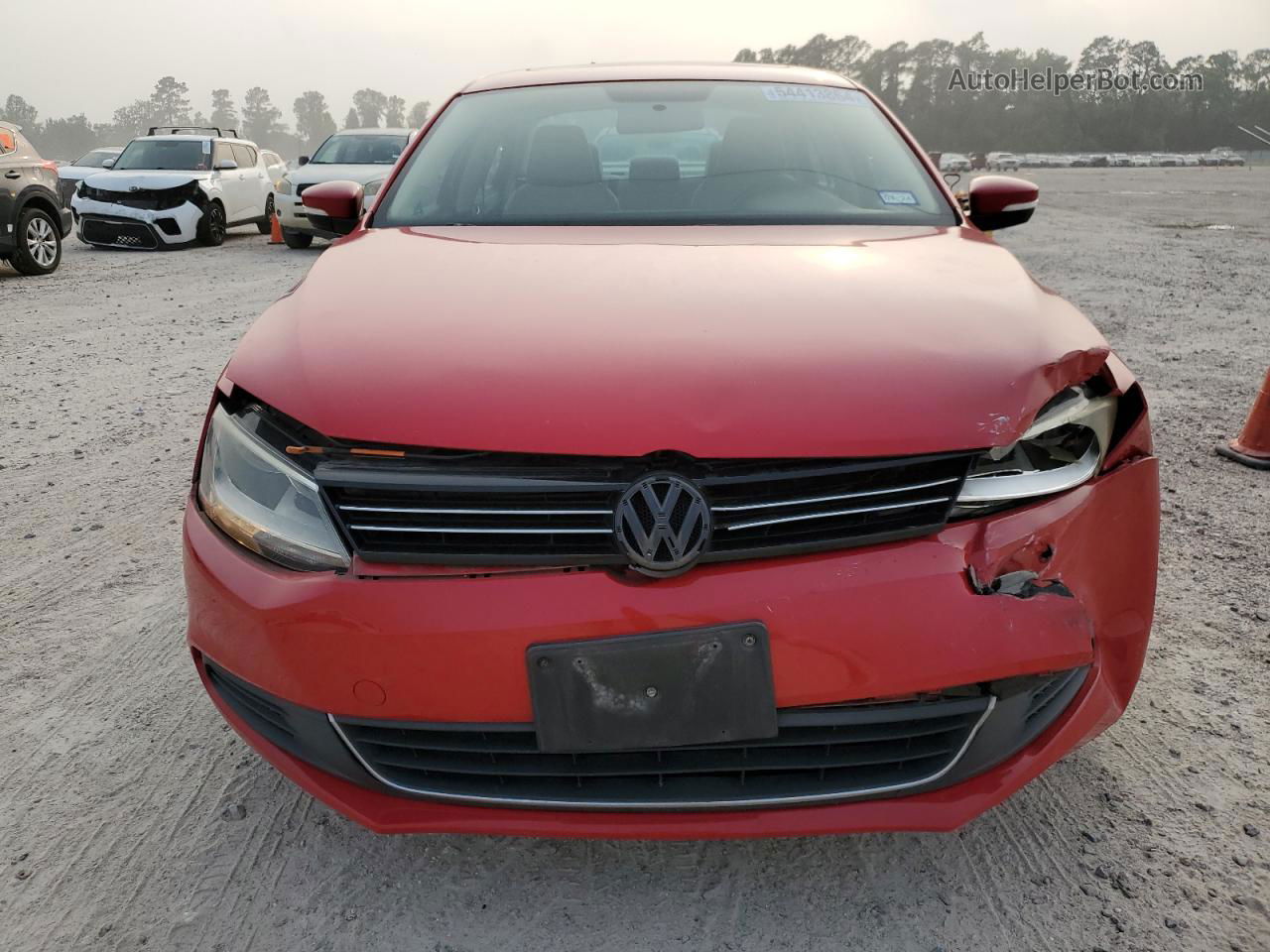 2014 Volkswagen Jetta Se Красный vin: 3VWD07AJ0EM432347