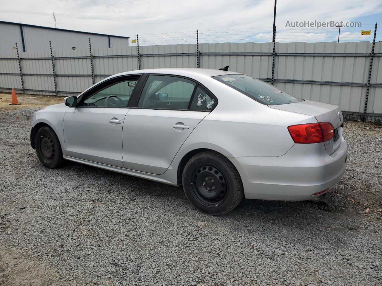 2014 Volkswagen Jetta Se Silver vin: 3VWD07AJ1EM230391