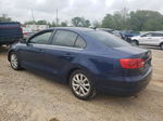 2014 Volkswagen Jetta Se Синий vin: 3VWD07AJ1EM318096