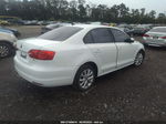 2014 Volkswagen Jetta Sedan Se W/connectivity White vin: 3VWD07AJ1EM324349