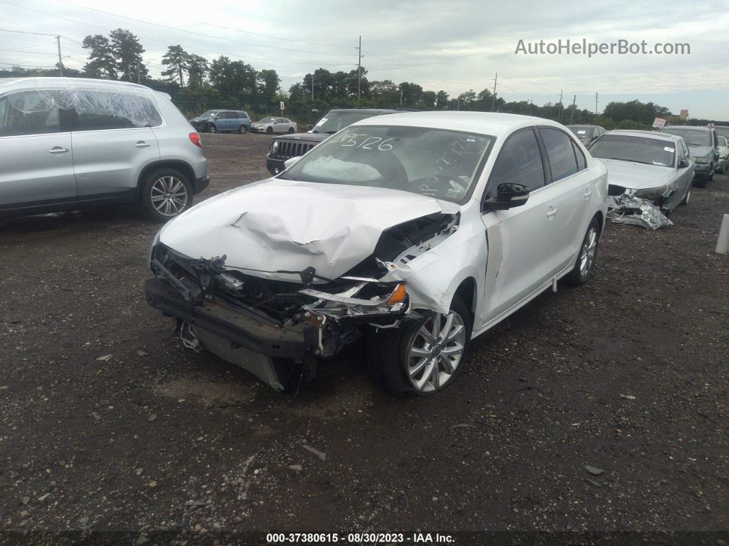 2014 Volkswagen Jetta Sedan Se W/connectivity White vin: 3VWD07AJ1EM324349