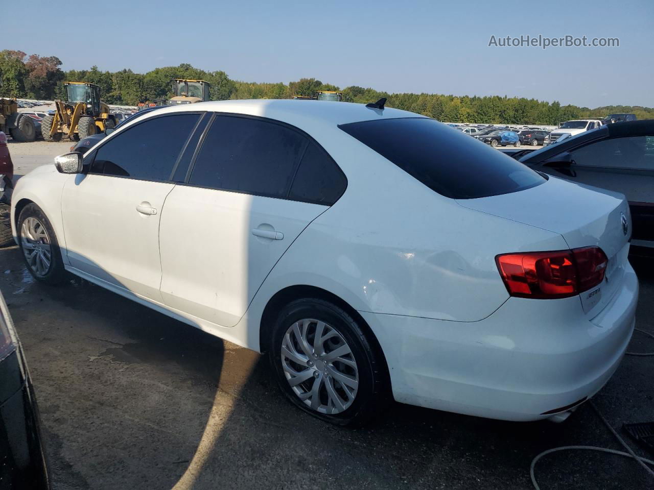 2014 Volkswagen Jetta Se Белый vin: 3VWD07AJ1EM371851