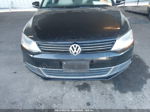 2014 Volkswagen Jetta 1.8t Se Black vin: 3VWD07AJ1EM441817