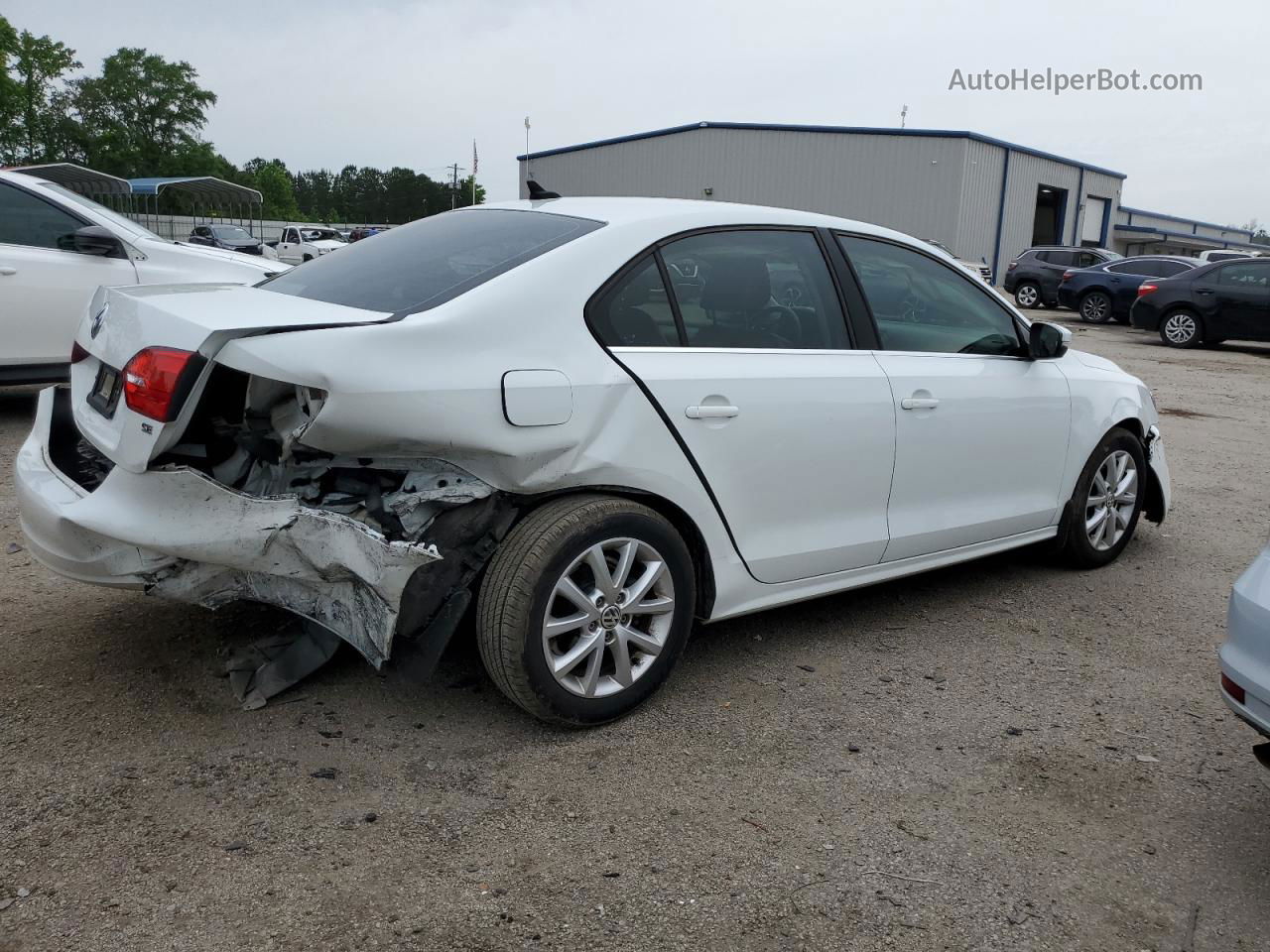 2014 Volkswagen Jetta Se Белый vin: 3VWD07AJ1EM445530