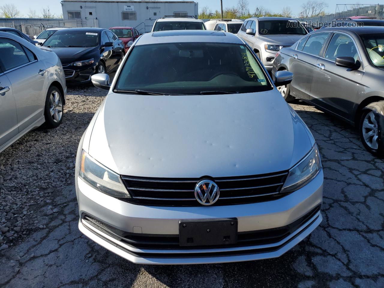 2015 Volkswagen Jetta Se Серебряный vin: 3VWD07AJ1FM312803