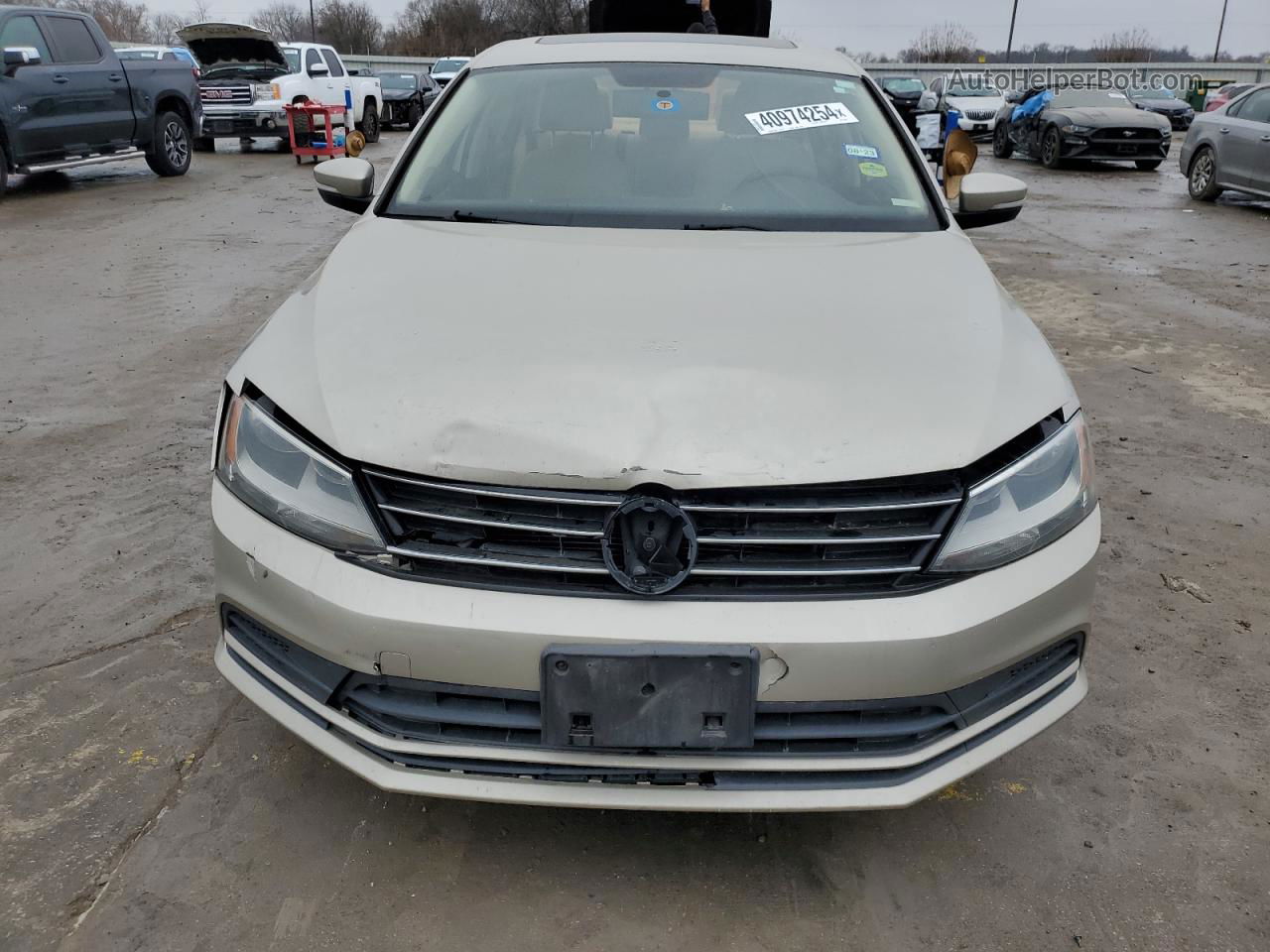 2015 Volkswagen Jetta Se Серебряный vin: 3VWD07AJ2FM311224