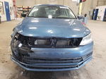 2015 Volkswagen Jetta Se Blue vin: 3VWD07AJ2FM330789