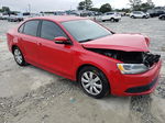 2014 Volkswagen Jetta Se Red vin: 3VWD07AJ3EM225936