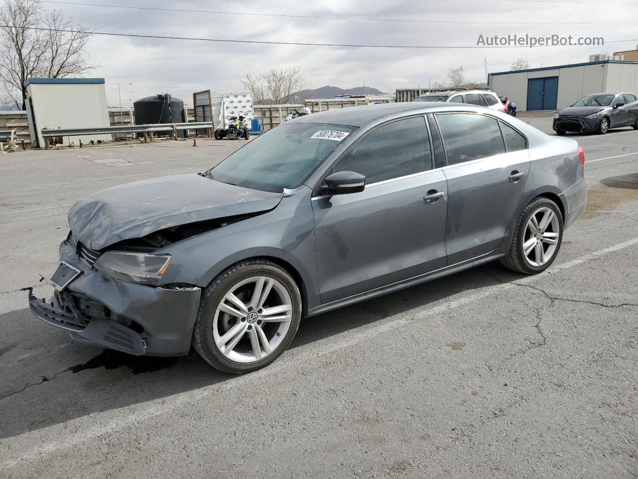 2014 Volkswagen Jetta Se Gray vin: 3VWD07AJ3EM276031