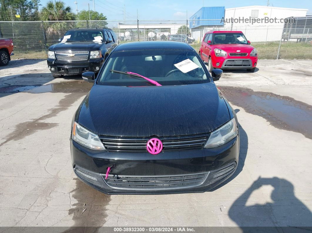 2014 Volkswagen Jetta 1.8t Se Черный vin: 3VWD07AJ4EM202262