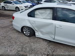 2014 Volkswagen Jetta 1.8t Se White vin: 3VWD07AJ4EM328850