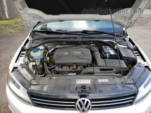 2014 Volkswagen Jetta Se Белый vin: 3VWD07AJ4EM373352