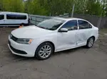 2014 Volkswagen Jetta Se White vin: 3VWD07AJ4EM373352