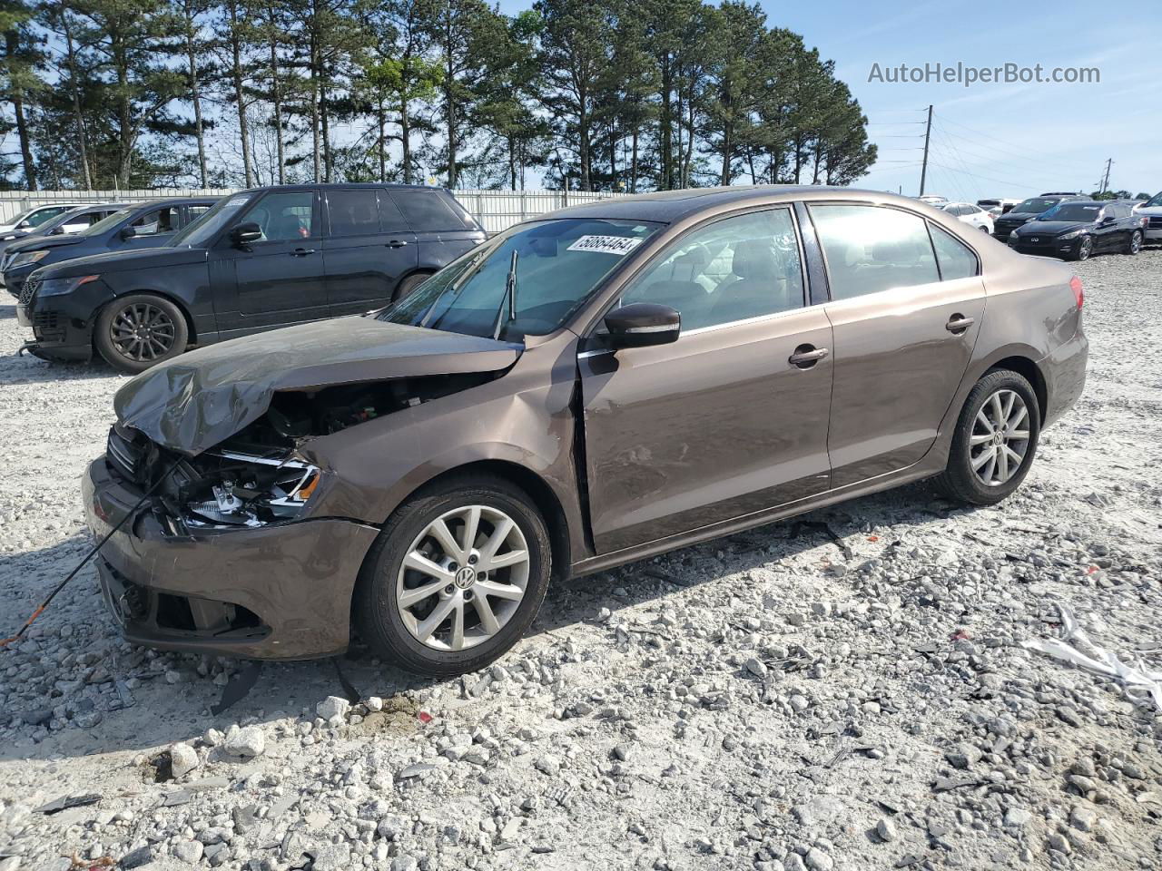 2014 Volkswagen Jetta Se Серый vin: 3VWD07AJ4EM379829