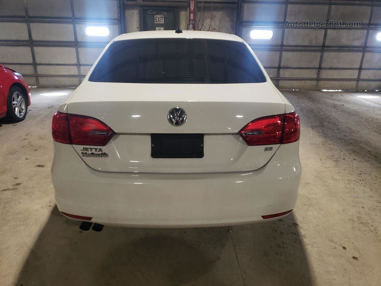 2014 Volkswagen Jetta Se Белый vin: 3VWD07AJ5EM382366