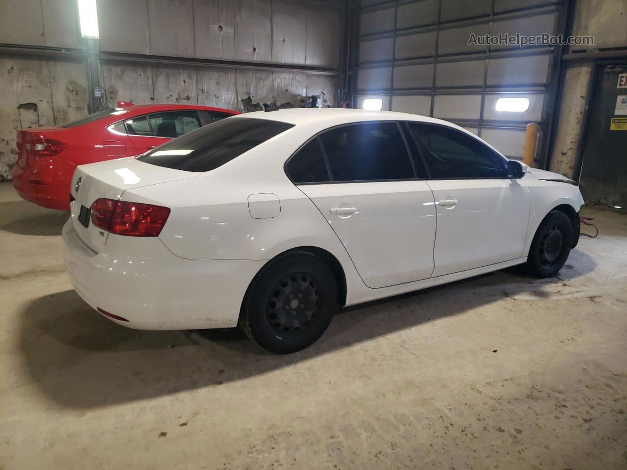 2014 Volkswagen Jetta Se Белый vin: 3VWD07AJ5EM382366