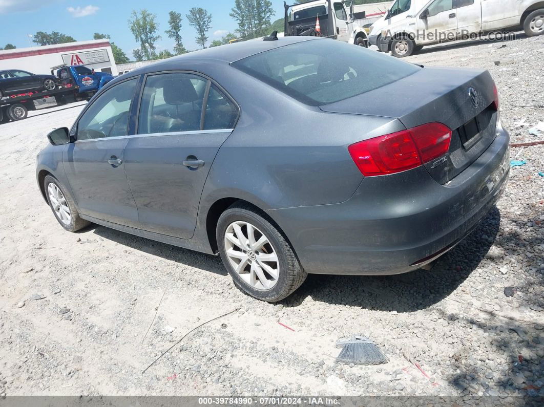 2014 Volkswagen Jetta 1.8t Se Gray vin: 3VWD07AJ6EM222108